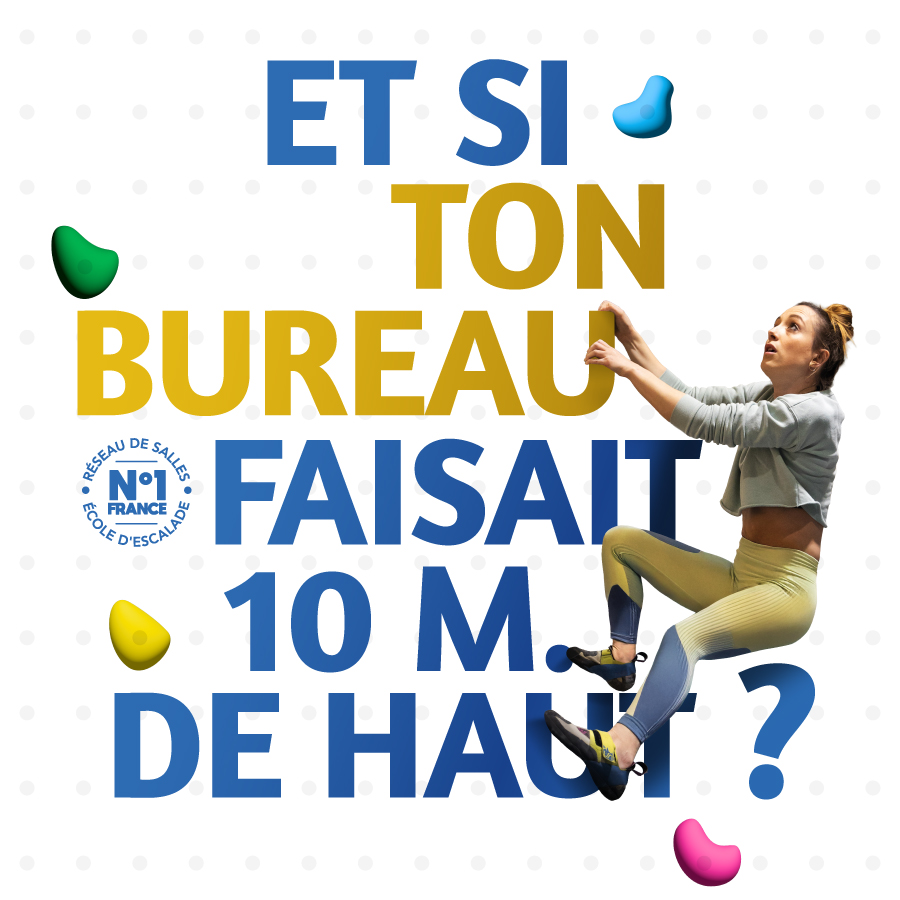 Climb Up Dijon recrute : moniteur monitrice escalade